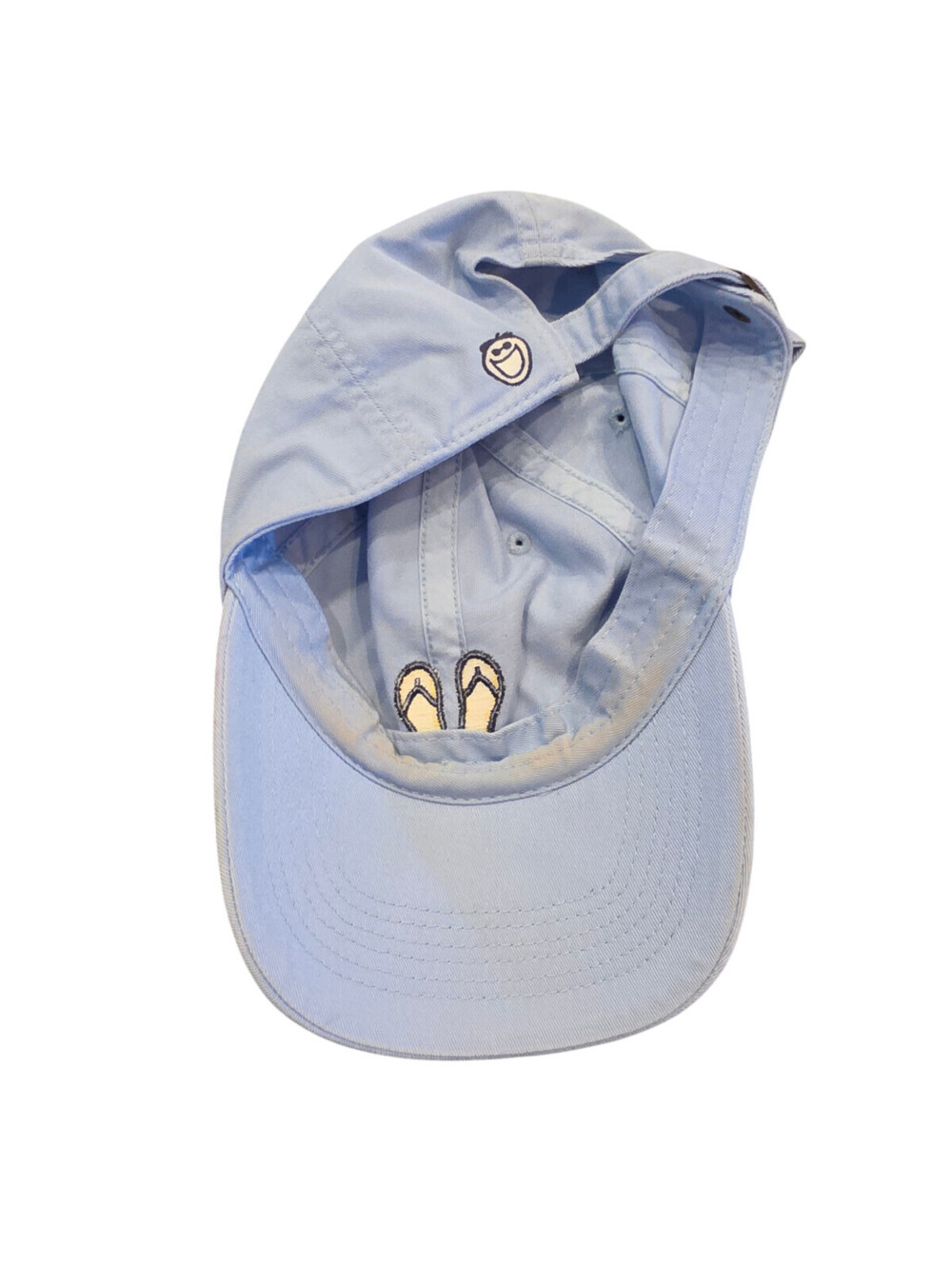 Life is Good Flip-Flops A Chill Cap Beach Blue Adjustable Strap One Size - Picture 3 of 5